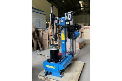 Máy tháo lốp lưu động Titano STD-212C không lơ via, không mâm kẹp, lắp trên thân xe, hoạt động bằng khí nén