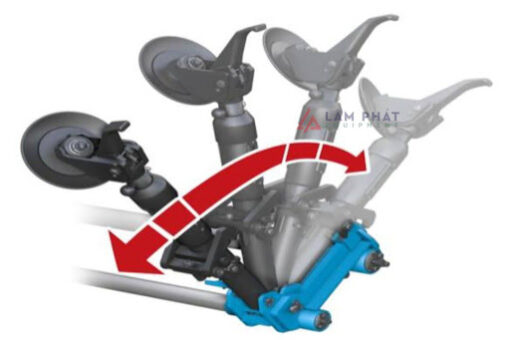 Đặc điểm Máy tháo vỏ xe tải lớn, máy ra vào lốp xe tải TITANO STD-303LA