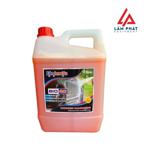 dung dịch rửa xe không chạm bio 40 can 5 lít