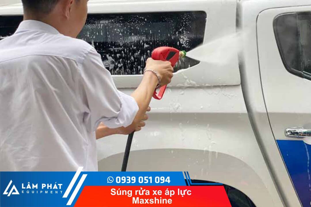 Hướng dẫn sử dụng Súng rửa xe áp lực Maxshine