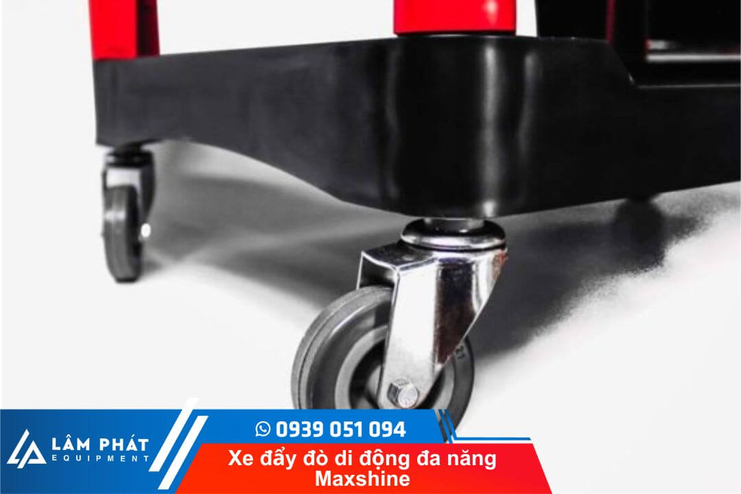 Bánh xe xoay 360 độ dễ dàng đi lại