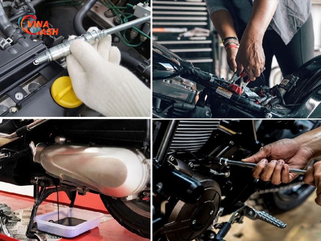 Các hạng mục cần thay thế để hạn chế tình trạng xe tay ga đề không lên