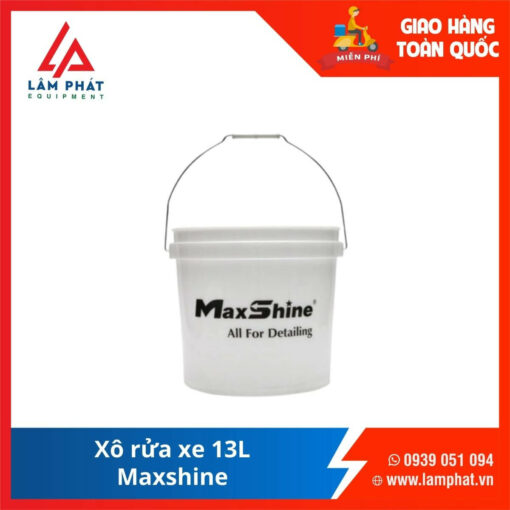 Xô Rửa Xe 13L Maxshine White