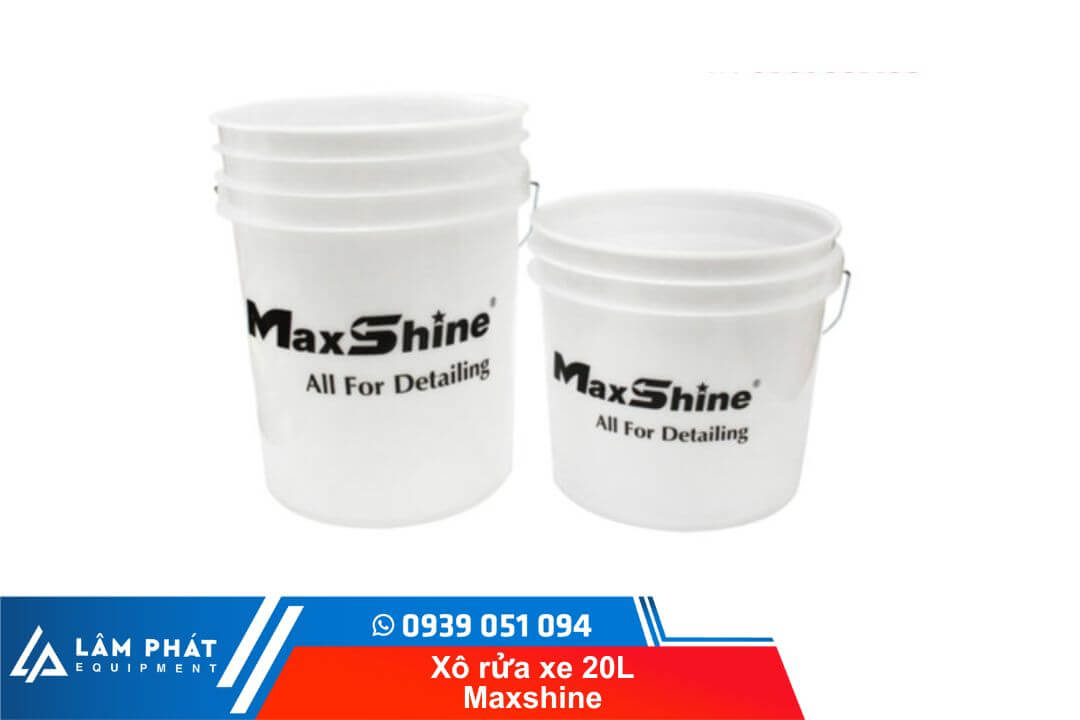 Xô rửa xe 20L và 13L Maxshine