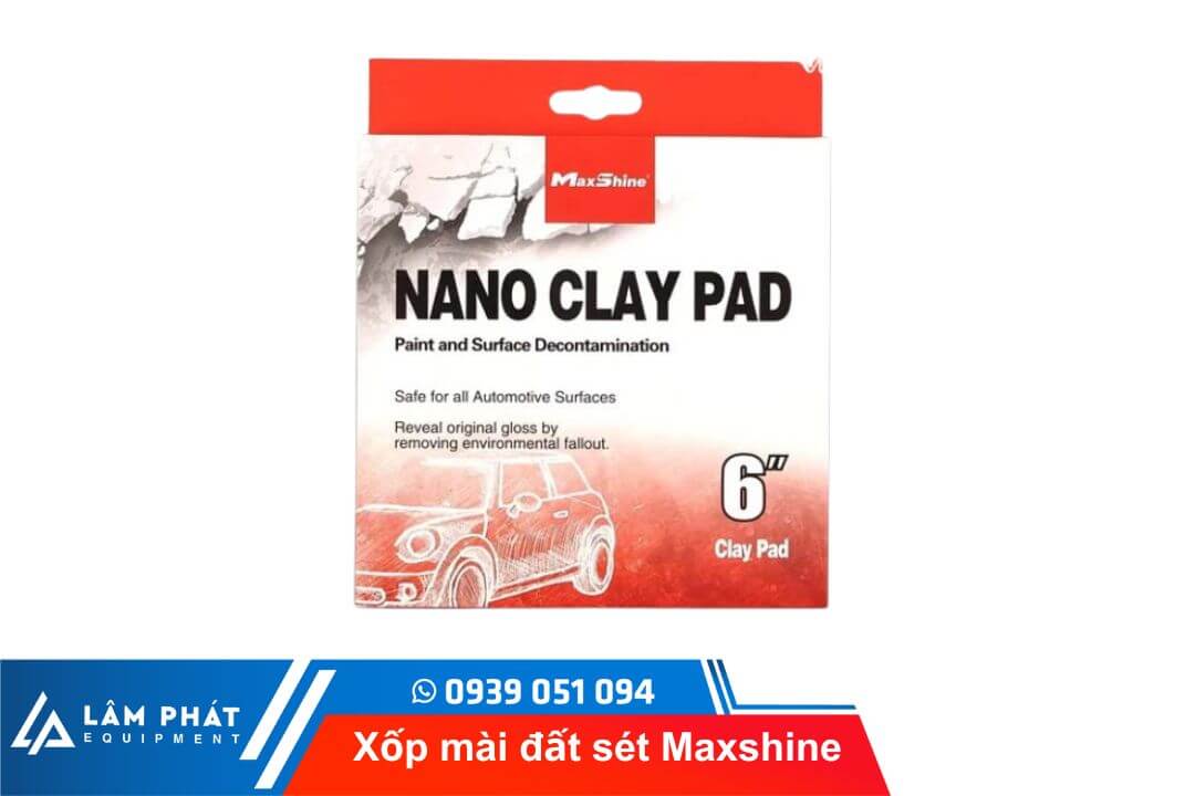 Bộ sản phẩm Xốp mài đất sét 6 inch Maxshine