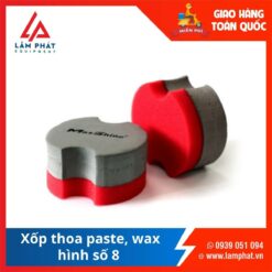Xốp thoa paste wax hình số 8 Maxshine