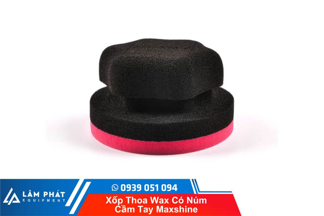 Xốp thoa wax có núm cầm tay Maxshine