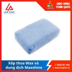 Miếng lau Wax và dung dịch Maxshine