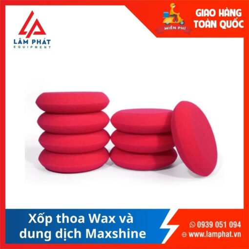 Xốp Thoa Wax Và Dung Dịch Maxshine 9011006