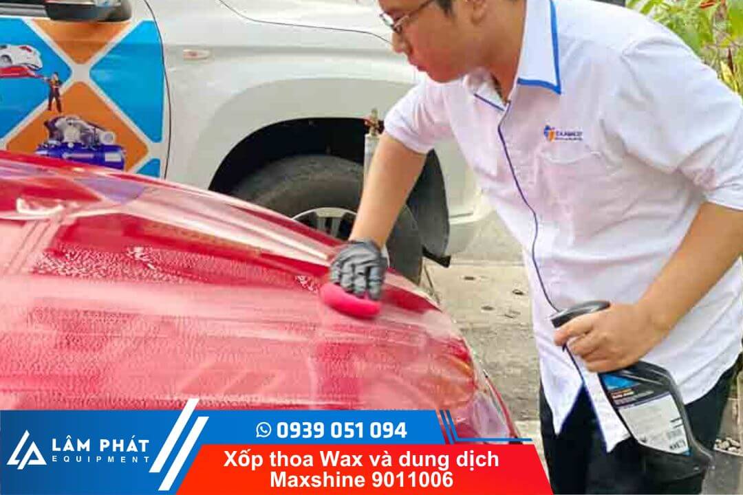 Hướng dẫn sử dụng xốp thoa Wax và dung dịch Maxshine 